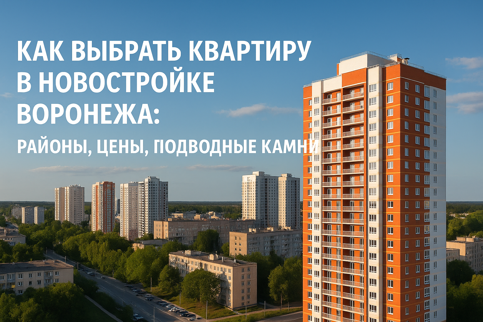 Новостройки Воронежа — как выбрать квартиру: районы, цены, подводные камни