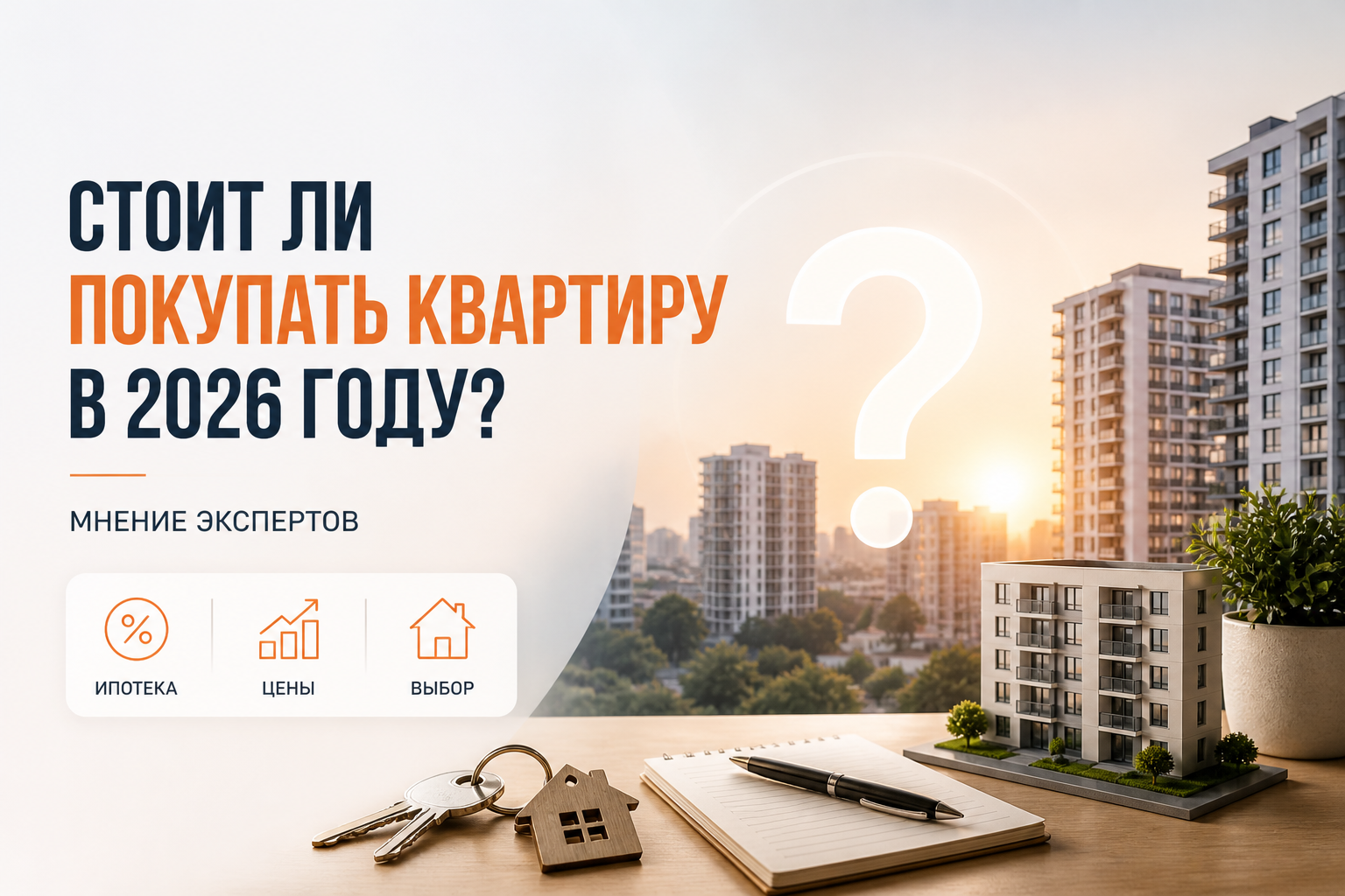 Стоит ли покупать квартиру в 2026 году: мнение экспертов (апрель)